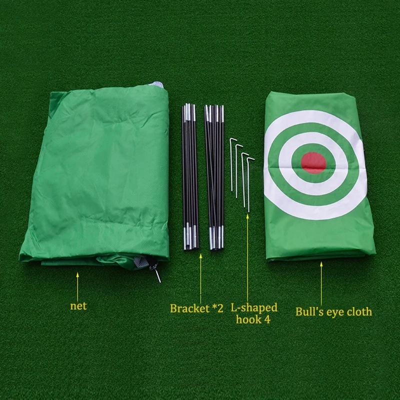 Складная сумка для гольфа клетка для дрессировки Спорт на открытом воздухе и в помещении Гольф-сетка Твердые гвоздики сборная сеть на