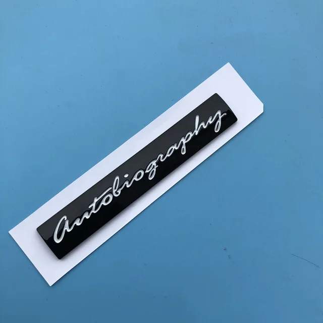 glossy black white Top ABS Emblem Car Styling Hood Trunk Letters Logo Sticker For LAND RANGE ROVER SPORT VELAR SV Edition Glossy Black Matte Silver - Цвет: glossy black white