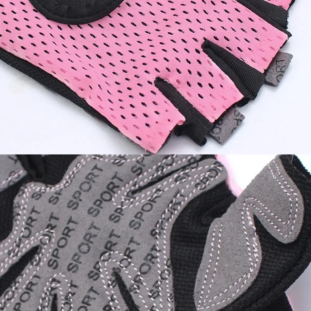 Professional Gym Fitness Gloves Power Weightlifting Women Men Workout Bodybuilding Half Finger Hand Protector