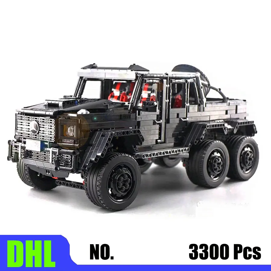 

Technic MOC series Large SUV Car 6X6 Model Building Blocks Toys 3300Pcs Bricks Compatible Off-road Vehicle Kids Christmas Gift