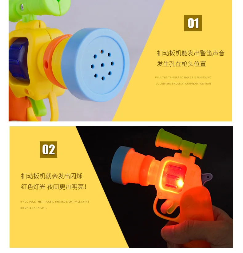 Children Shining Electric Toys Pistol Sound And Light Projection Electric Gun Sound Gun Toy Gun Stall