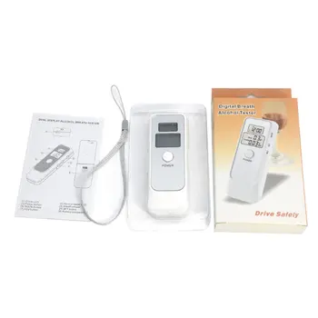 

Portable Handheld Dual LCD Display Digital Alcohol Tester Professional Breathalyzer Drunk Driving Inspection Alcohol Detector