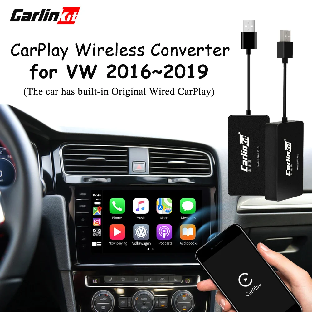 Carlinkit проводной CarPlay к беспроводной CarPlay конвертер для VW~ автомобиль с CarPlay