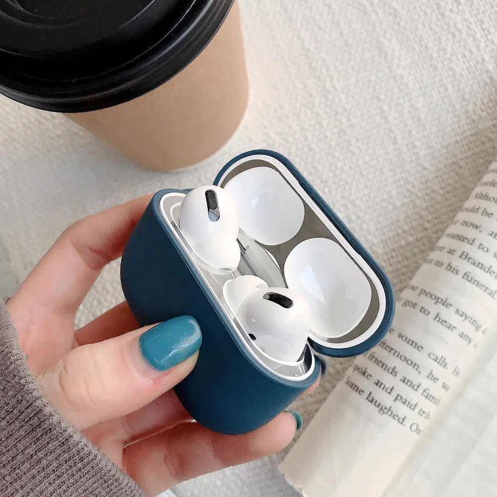 Простой защитный чехол AirPods Pro чехол тонкий силиконовый для Apple тонкий светильник ощущение комфорта гарнитура корпус
