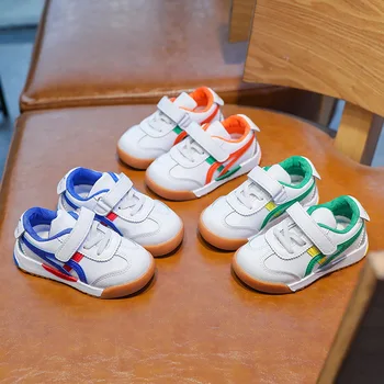 

Children shoes stripe Non-slip Boys casual shoes Baby shoes Girls sneakers kids School shoes
