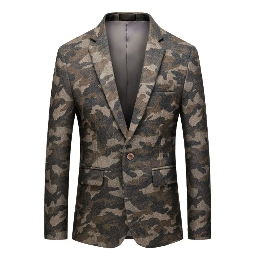Men's Casual Vintage Turn-down Collar Long Sleeve Print Floral Suit Coat Jacket americanas para hombre 2019 W902 Men's Casual Vintage Turn-down Collar Long Sleeve Print Floral Suit Coat Jacket americanas para hombre 2019 W902