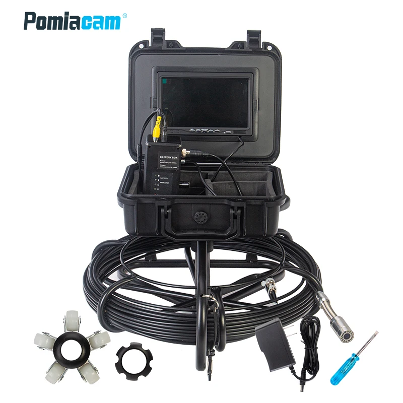PortablesecuritycamerawithpushrodcablereelUnderwatercamera