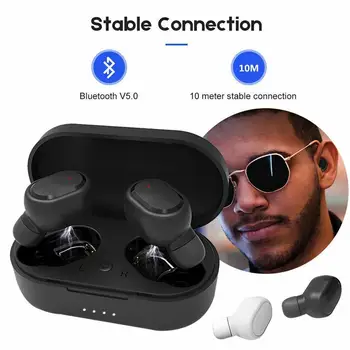 

TWS Bluetooth Earphone 5.0 True Wireless Headphones Control AI With Redmi Earphone Handsfree Mic For xiaomi Headset Stereo K5I7