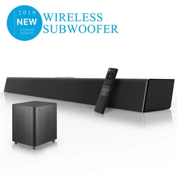 

140W TV Soundbar Home Theater Sound System Bluetooth Speaker Support Optical AUX Coaxial Sound Bar Wireless Subwoofer