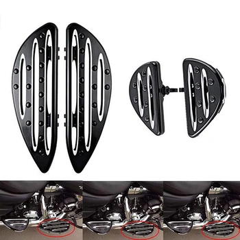 

For Harley Touring Softail Dyna Street Road Glide FLH FLST Motorcycle Floorboard Foot Pedal Rest Peg Driver Front Footboard