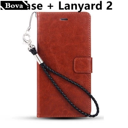 Brown Lanyard 2 Держатель для карт, чехол для huawei Honor 9X Premium 9X STK-LX1 из искусственной кожи чехол-кошелек, откидная крышка(только для глобальной версии - Цвет: Brown Lanyard 2