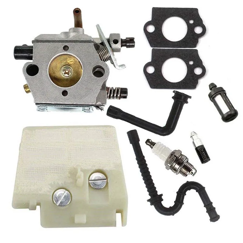 

Carburetor Kit Fuel Pipe Air Filter For Tillotson HU-136A HS-136A 1121 120 0611