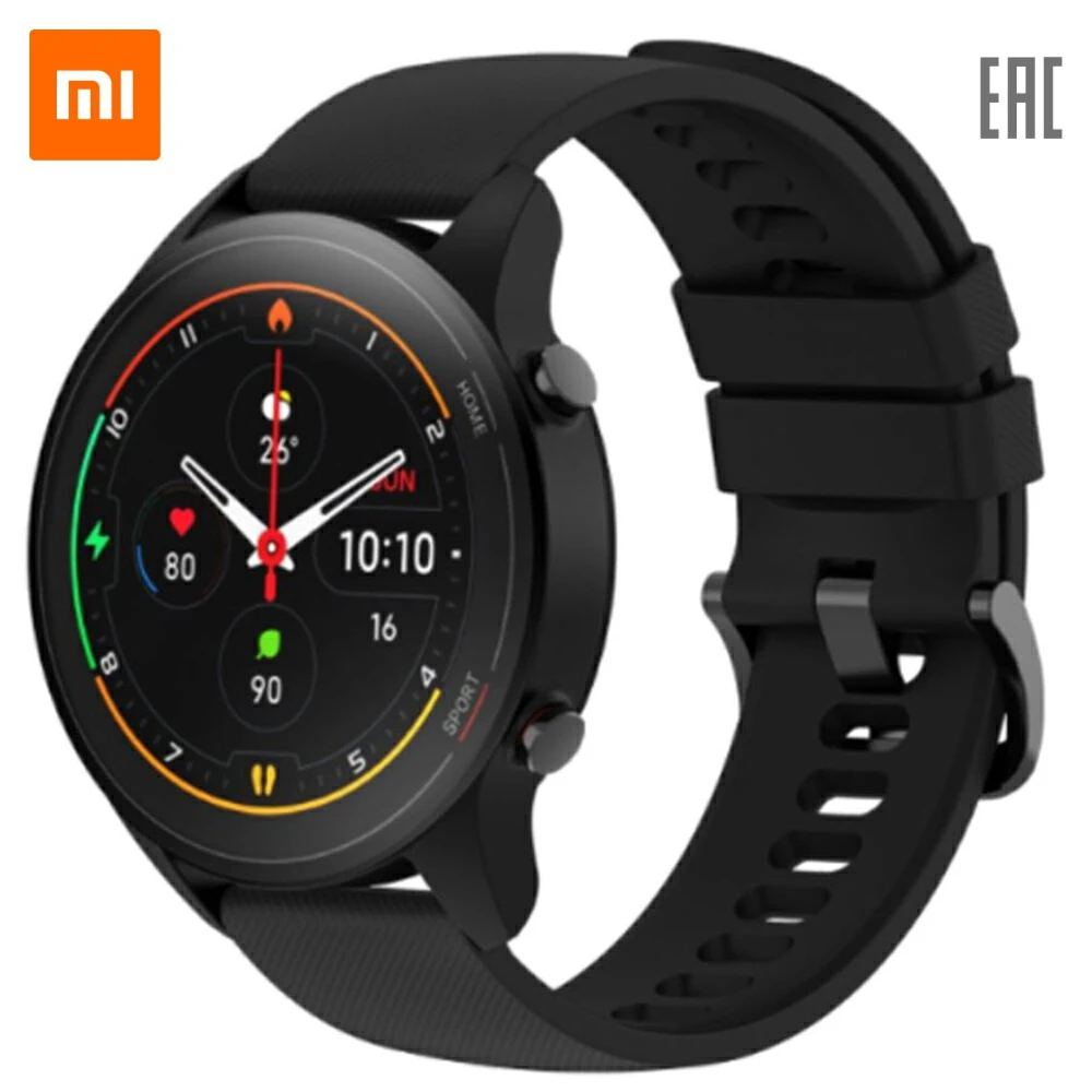 Smart Watches Xiaomi Smart watch Mi Watch Black XMWTCL02 Wearable Devices  electronics technology Consumer|Smart Watches| - AliExpress