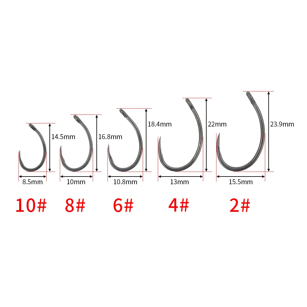 Fishing hook 50pcs high carbon stainless steel