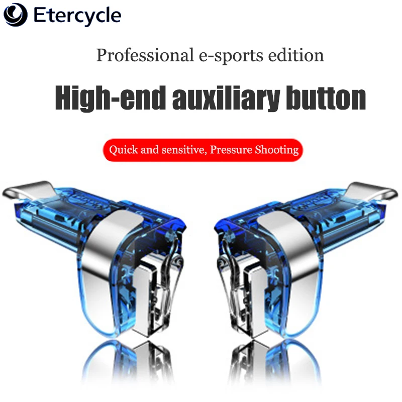 

High quality Mini Gaming Trigger For PUBG Gamepad Mobile Control Shooting Game Fire Buttonsfor Android Iphone Joystick universal