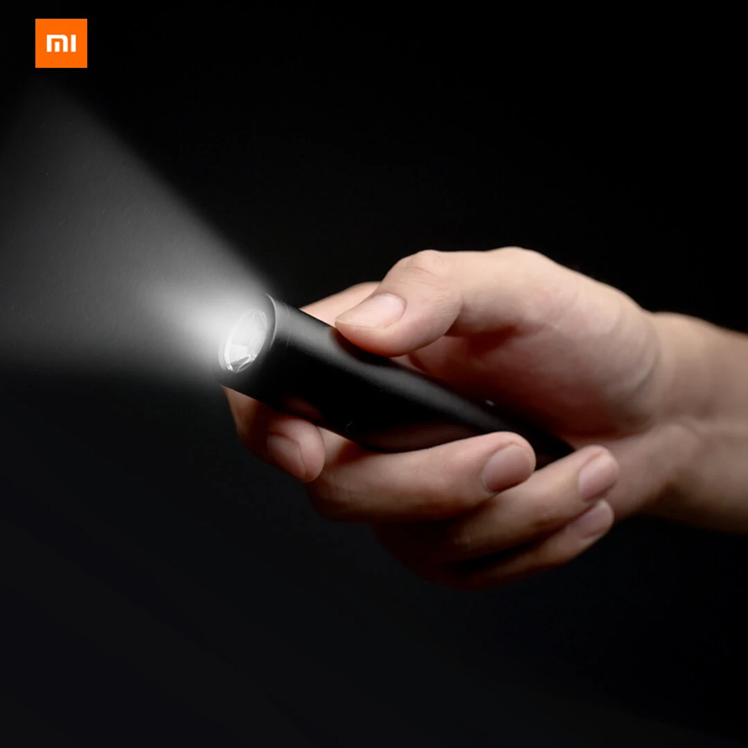 

New Xiaomi Mijia Youpin Extreme bee metal flashlight black portable All aluminum alloy lightweight portable IPX7 waterproof