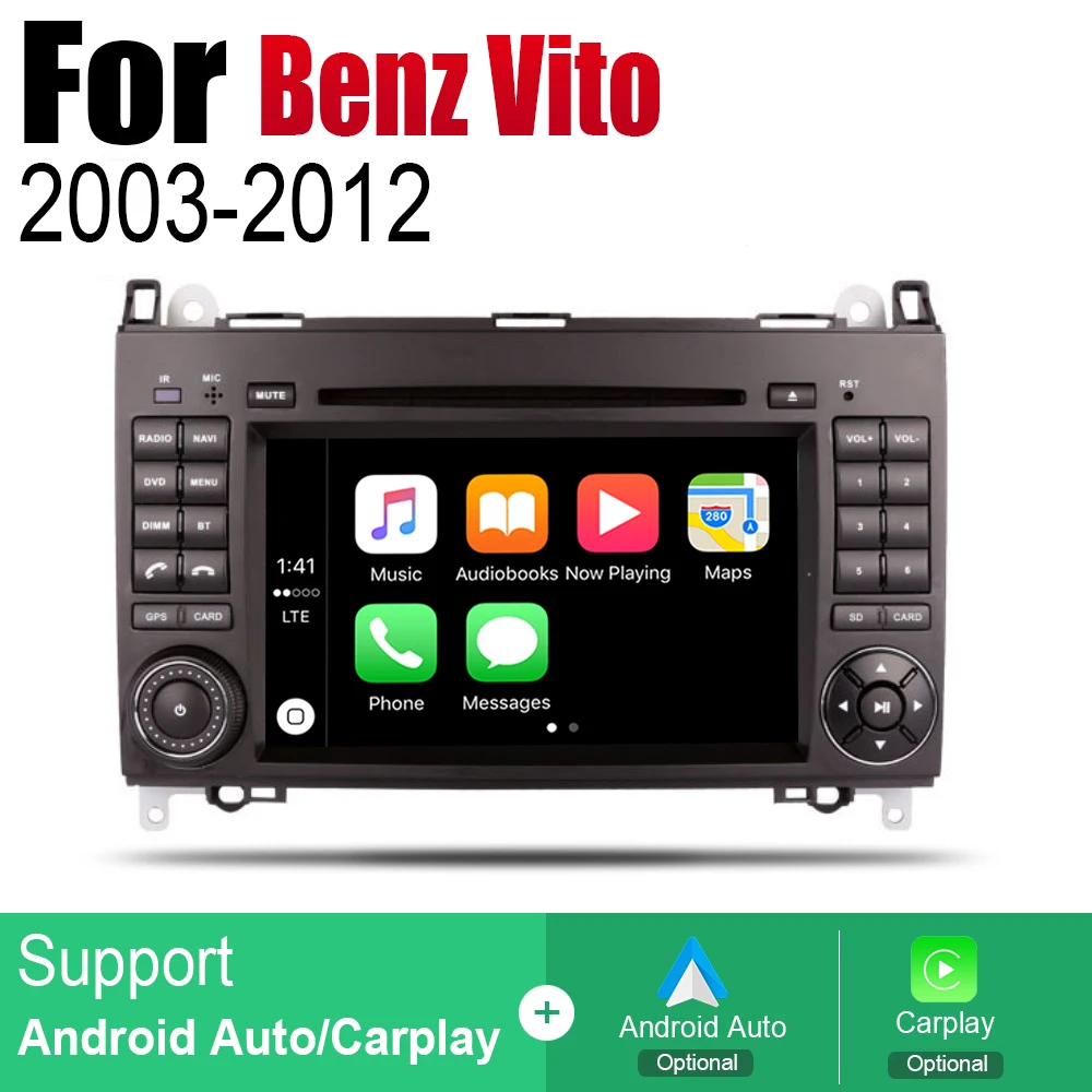 Автомобильный DVD плеер GPS навигация для Mercedes Benz Vito 2003 ~ 2012 NTG автомобильный