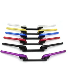 6 цветов 7/" 22 мм Универсальный Мотоцикл Велосипед Руль алюминиевая рукоятка Бар 68 см длина 24,5 см запасные части крепление