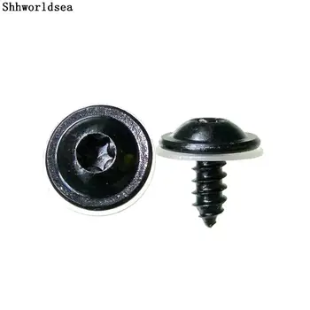 

Shhworldsea Hexagon Round Head With Rubber Pad Screw Side Skirt Sill Trim Strip Fastener Retainer Clip For VW For Audi