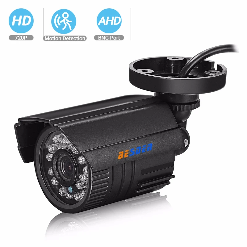 Besder AHD камера ночного видения инфракрасная камера безопасности Видео Surveilla Наблюдения Пуля ИК фильтр ABS пластик CCTV HD камера