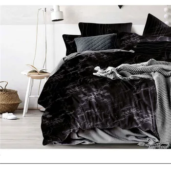 

Marble Bedding Set 3pcs Quilt Cover Brief Bedclothes Pillow Case Comforter Duvet Cover for Single Double Full Queen King Size