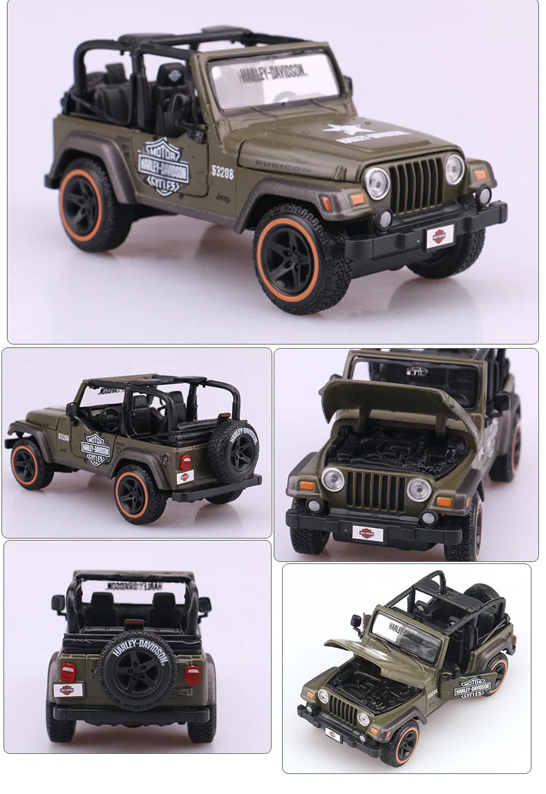 Maisto 1: 27 Jeep Wrangler модель автомобиля из сплава Wrangler модель автомобиля