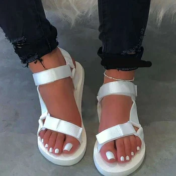 

Ladies Outdoor Beach Slippers 2020 New Women Spring/summer New Soft-slip Non-slip Sandals Foam Sole Durable Sandals Feminina