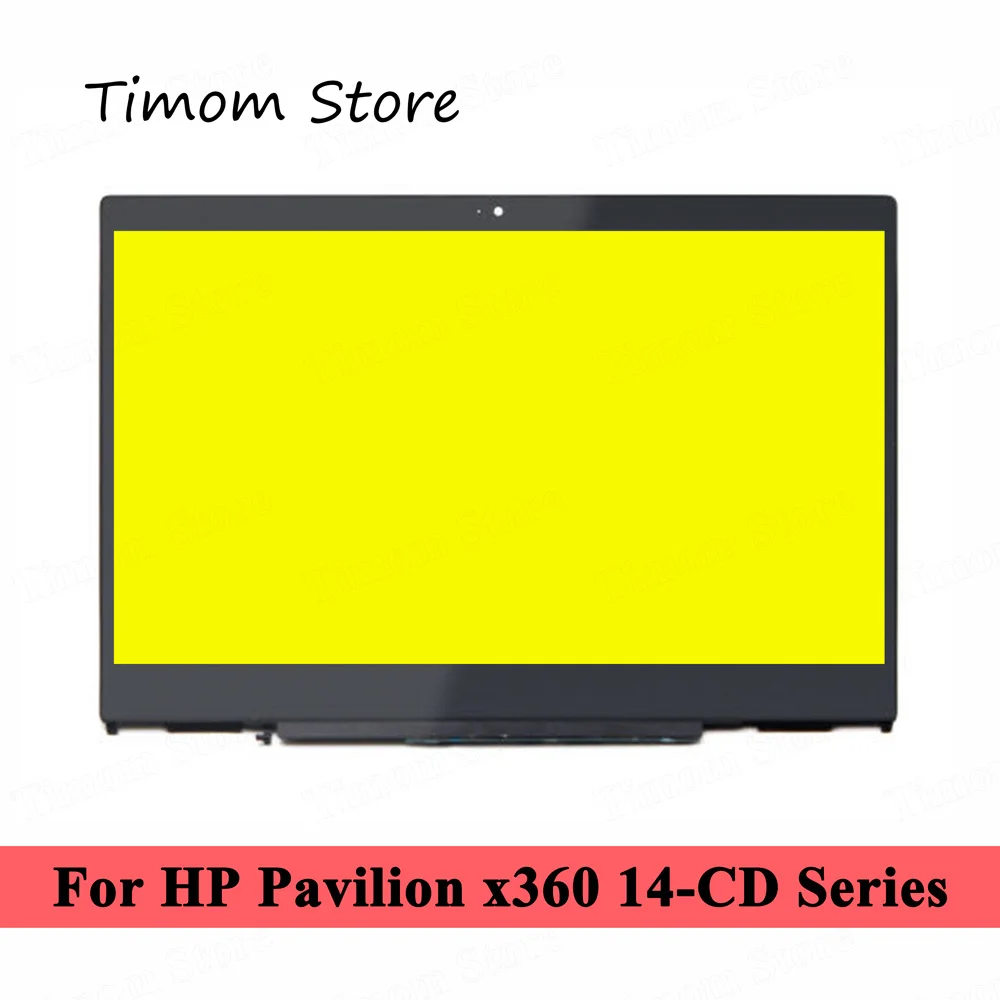 Для HP Pavilion X360 14 CD серии 0 &quotноутбук ЖК сенсорный экран стекло дигитайзер сборка + рамка HD 1366*768 FHD 1920*1080|ЖК-экран