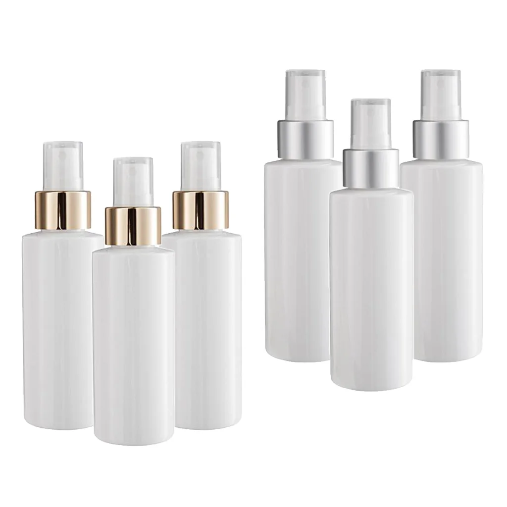 6x 3.4oz Refillable Perfume Fragrance Spray Bottles Tubes Toiletry Sprayer White
