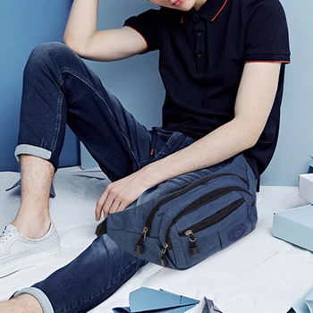 

Casual outdoor pockets Waist Packs hip bag Women's waistband Banana Waist Bags for adults