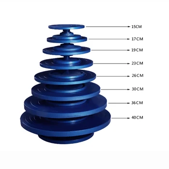 

Metal Pottery Strapping Wheel Manual Turntable Turntable Modeling Ceramic Clay Sculpture Heavy Rotating Turntable