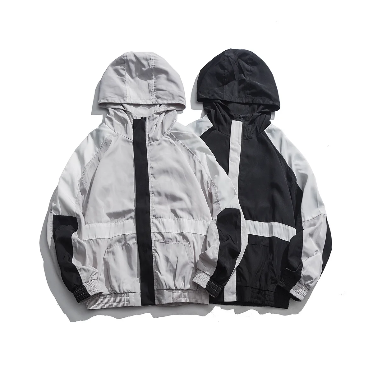 

City Where the Product 2020 Spring New Style Japanese-style Origional Joint Hooded Jacket