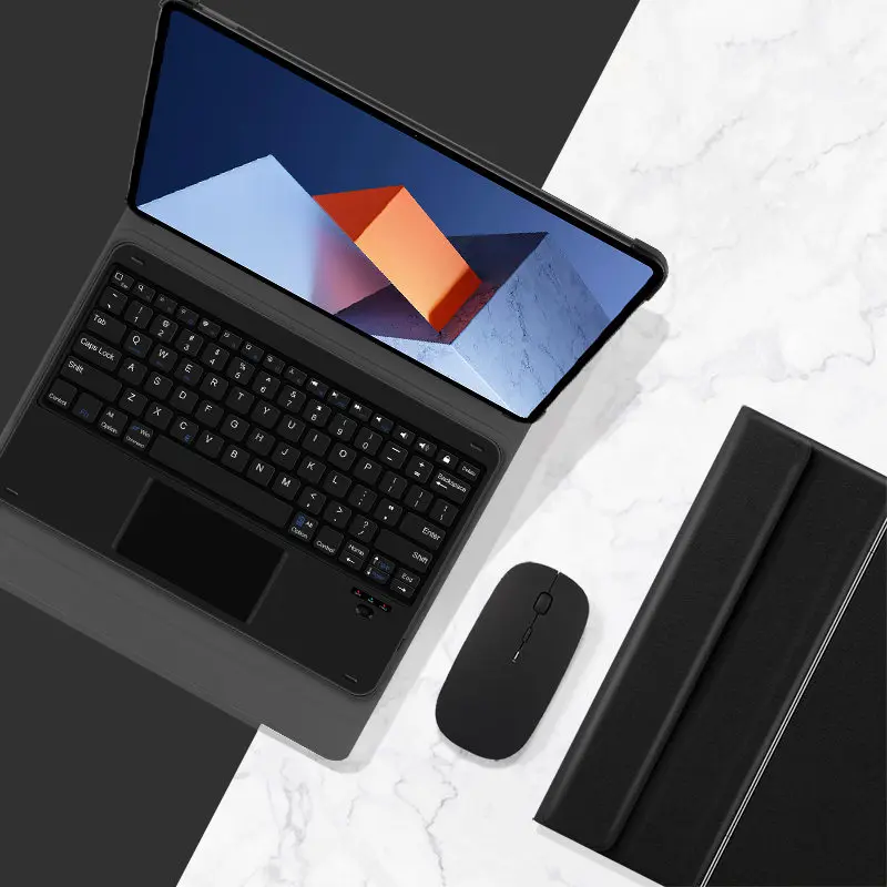 Teclado Inteligente para Huawei Matebook e 12.6 Polegada 2023 Tablet Drc-w58 W56 W76 Case Teclado sem Fio Capa Escudo com Touchpad Case de