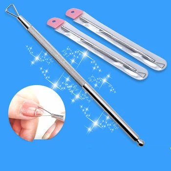 

Stainless Steel Nail UV Gel Polish Remover Triangle Stick Rod Pusher Cleaner Manicure Nail Art Tools Accessories
