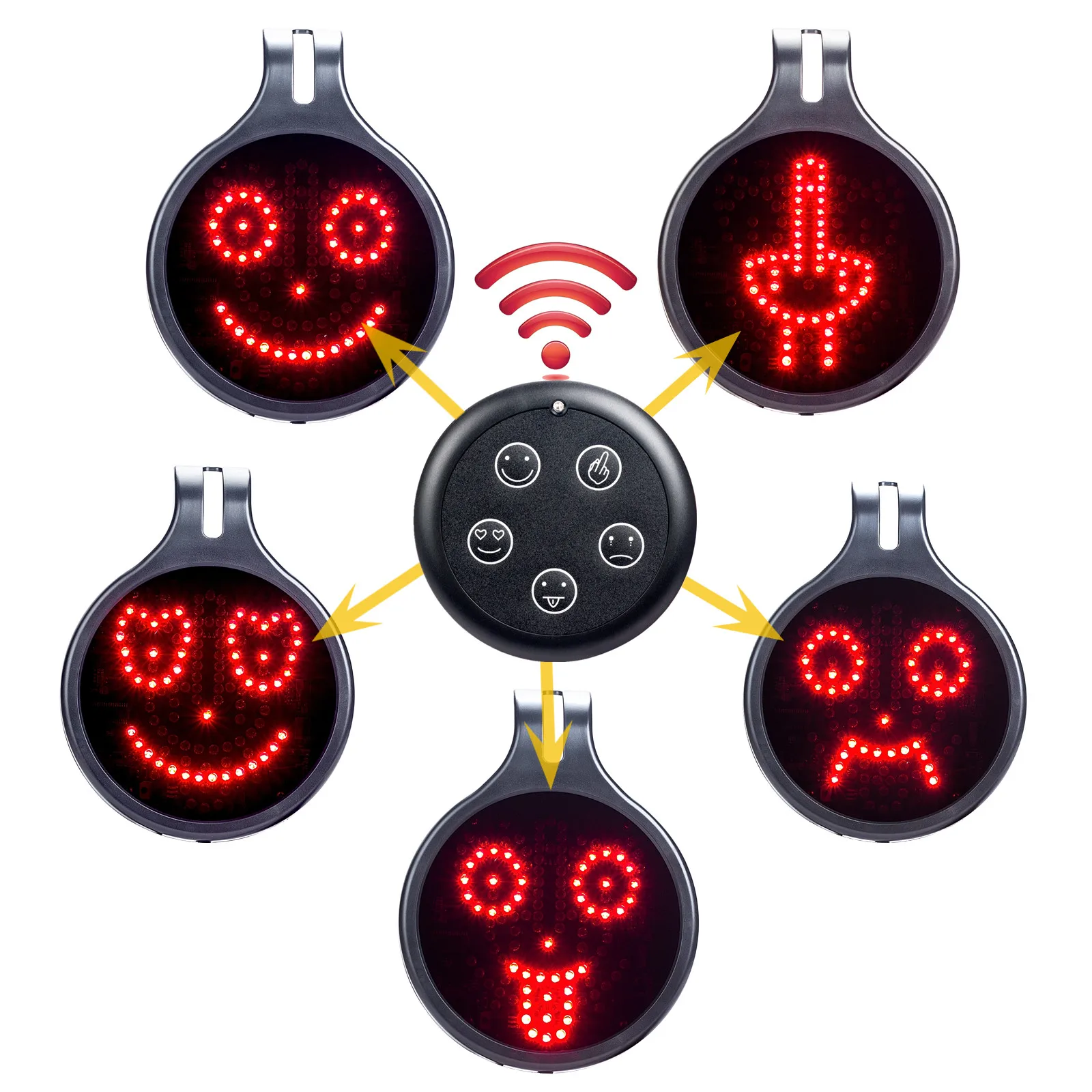 US $2.500.00 12v LED Indicator 5 Expression Light Signal for Car IR Remote Control LED display rear window expression board