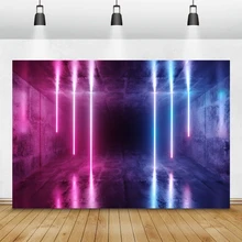 

Laeacco Stone House Fluorescent Lamp Stage Light Shining Beam Baby Portrait Photography Backdrops Photo Backgrounds Photo Studio