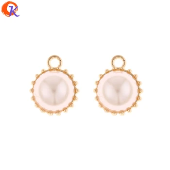 

Cordial Design 100Pcs 12*15MM Jewelry Accessories/Earring Connectors/Round Shape/Earrings Base Making/Hand Made/Earring Findings