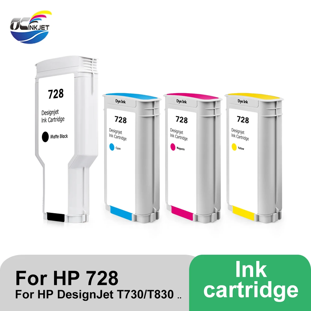 OCINKJET чернильный картридж для HP 728 большой формат с чипом и чернилами