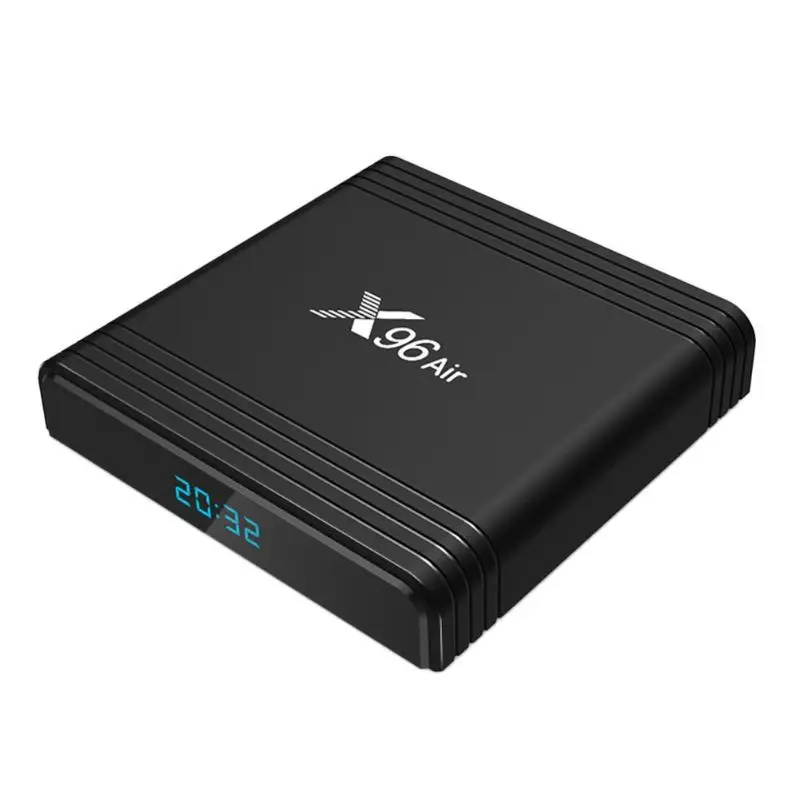 X96 Air Amlogic S905X3 Android 9,0 Мини Смарт ТВ коробка 4 Гб 64 ГБ 32 ГБ WiFi 4K 8K 24 кадров в секунду 2,4G и 5G H.265 X96Air 2 Гб 16 Гб телеприставка