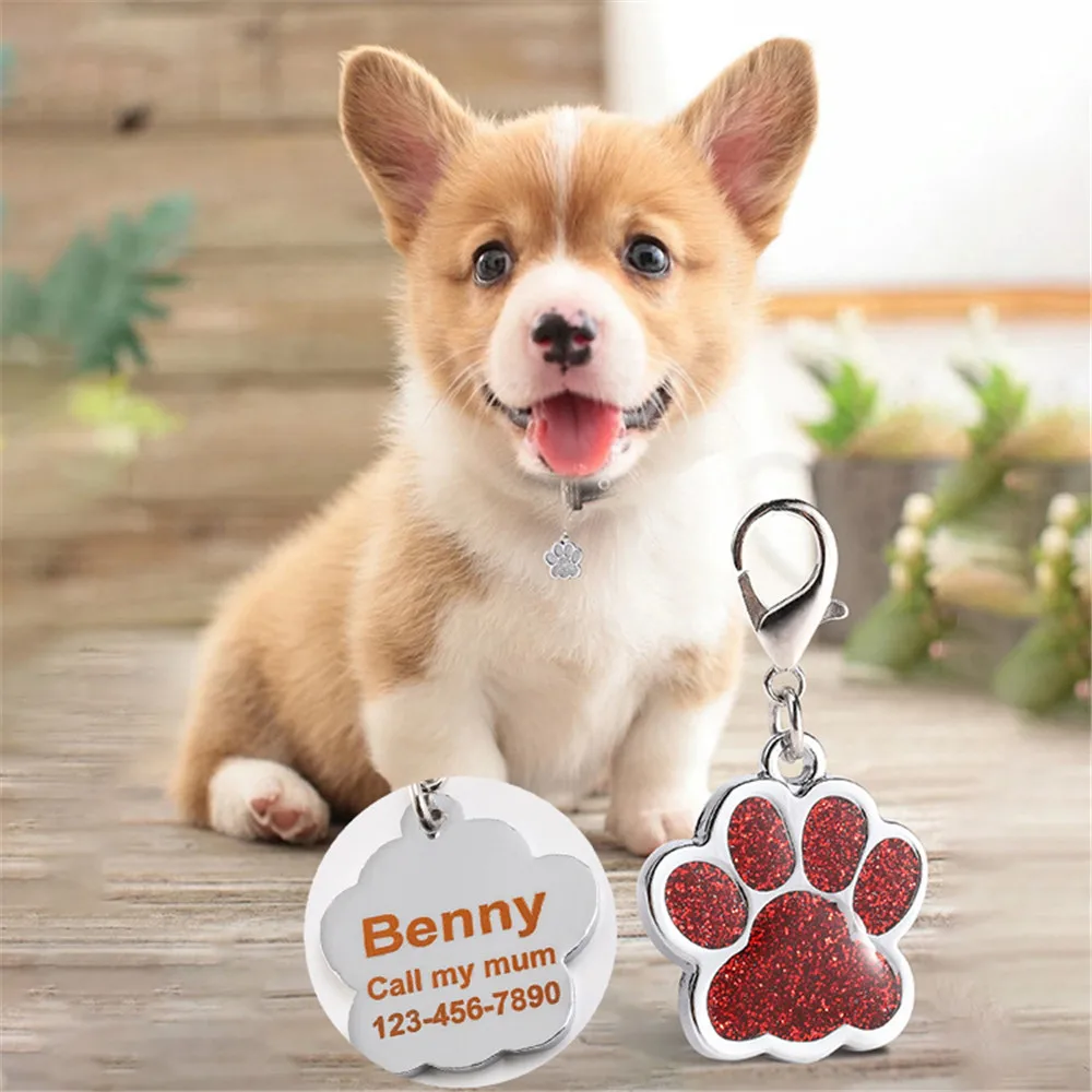 Именные Бирки Для собак и кошек из нержавеющей стали|ID бирки| |