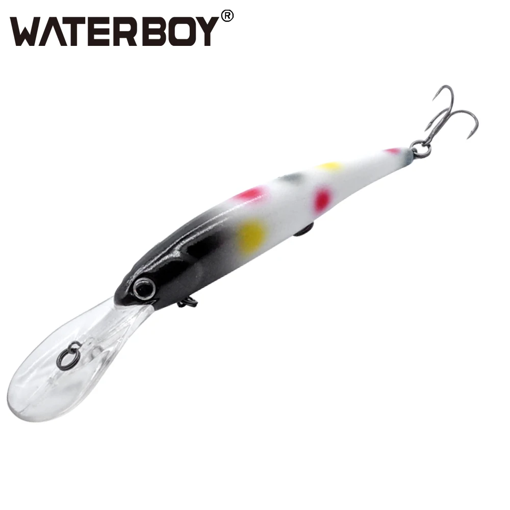 WATERBOY Deep Diving Jerkbaits 12cm 20g Wobbler Walleye Deep Diver