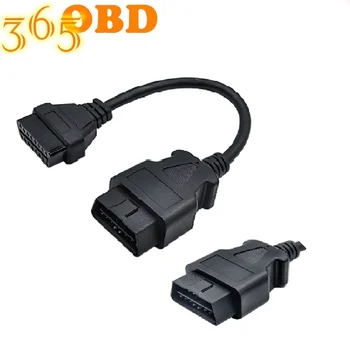 

10Pcs/Lot Diagnostic cable 16 Pin Male To 16 Pin Female OBD2/OBDII Extension cable OBD2 Connector 16Pin male to 16pin female