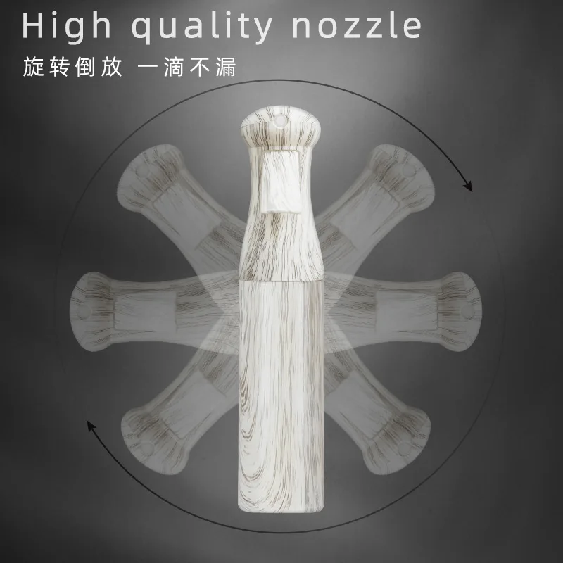 

Wood Grain Continuous Spray Bottle Makeup 6 Pieces Moisturizing Ultra-Fine Sprinkling Can Hairdressing Tool