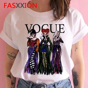 

Hocus Pocus T Shirt Halloween Harajuku Women Tshirt Horror Cartoon Ullzang Funny 90s Female Vintage T-shirt Graphic Top Tees