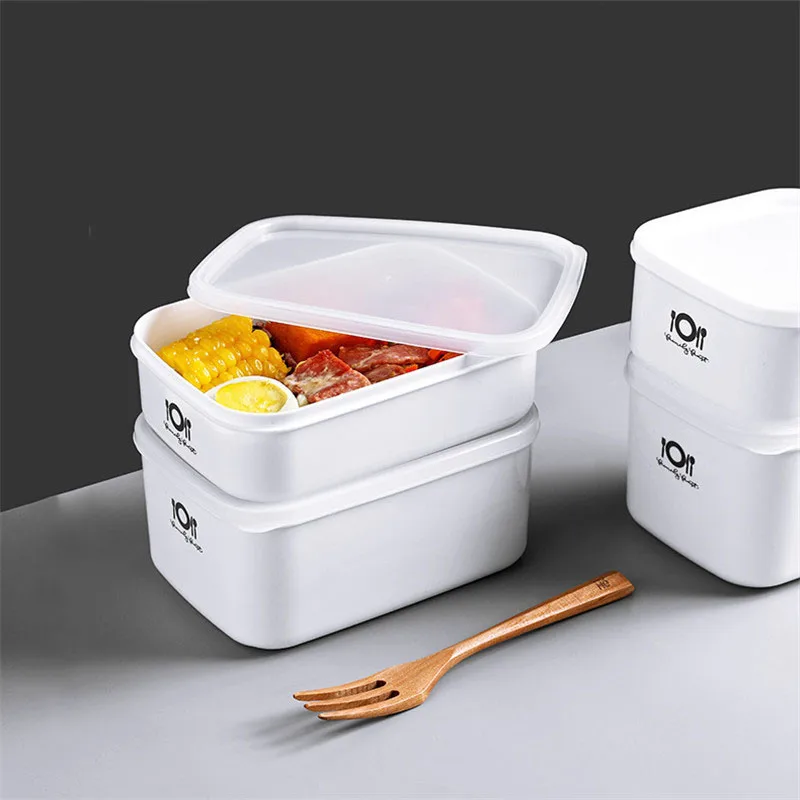 1 шт. пластиковая коробка для бенто пищевой контейнер приготовление пищи Ланч-бокс многоразовые контейнеры для микроволновки дома Ланчбокс герметичное уплотнение с крышкой