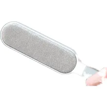 Criativo casa dispositivo de fixação do cabelo roupas escova de remoção do cabelo rolo raspador cerdas umedecimento artefato eletrodo