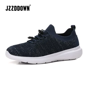 

Flexible Flyknit Women Walking Sneakers Shoes Mesh Breathable Woman Casual Shoes Ladies Leisure Shoe tenis feminino Bigger Size