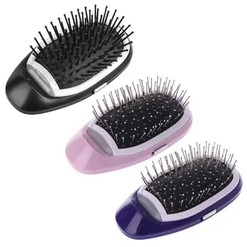 

Portable Electric Ionic Hair Brush Negative Ions Scalp Massage Care Comb Modeling Styling Hairbrush X7JA