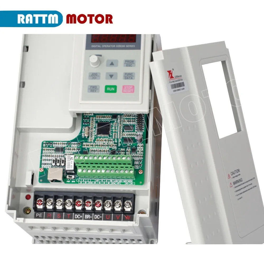 FULING бренд частые преобразования Инвертор VFD 5.5kw 220V 380V 3HP инвертор 1000HZ привод