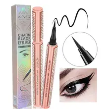1 шт., блестящая водостойкая жидкая подводка для глаз с звездным бриллиантом, быстросохнущая Черная Подводка для глаз, стойкая Косметическая подводка для глаз, карандаш TSLM2